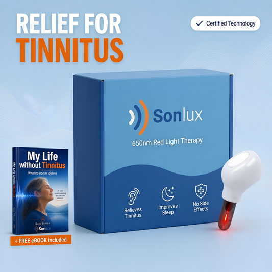 SonLux — Red Light Therapy for Tinnitus Relief