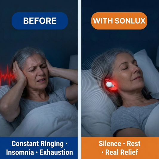 SonLux — Red Light Therapy for Tinnitus Relief