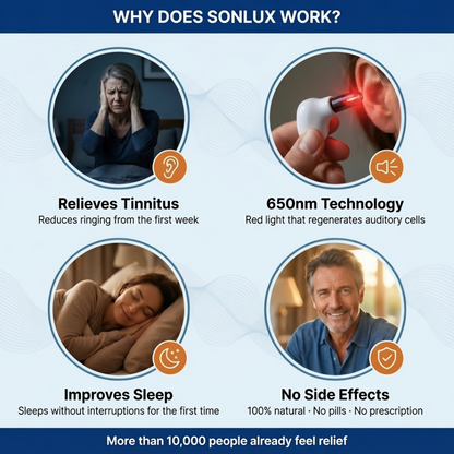 SonLux — Red Light Therapy for Tinnitus Relief